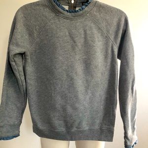 JCrew factory gray sweater